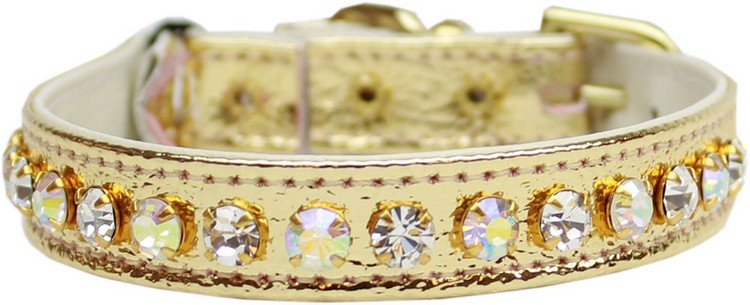 Deluxe Cat Collar Gold Size 12